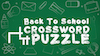 HM Media: Back To School Crossword Puzzle
