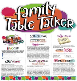 Family Table Talker #21 - Self-Control