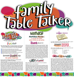 Family Table Talker #39 - Wonder