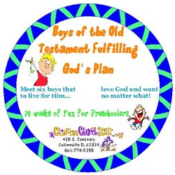 Childrens Church Stuff <i>Boys of the Old Testament Fulfilling God's Plan</i> Kids Church Curriculum - Preschool (Download)