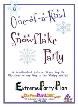Childrens Church Stuff One of a Kind Snowflake Day Extreme Party Plan (Download)
