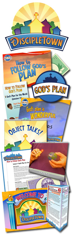 DiscipleTown Kids Church Unit #5: How to Follow God's Plan