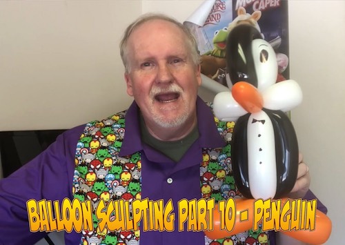 Balloon Sculpting with Pastor Brett - Part 10: Penguin
