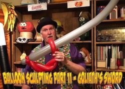 Balloon Sculpting with Pastor Brett - Part 11: Goliath's Sword