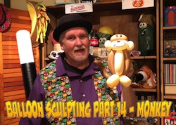 Balloon Sculpting with Pastor Brett - Part 14: Monkey