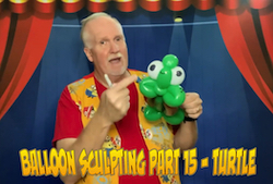 Balloon Sculpting with Pastor Brett - Part 15: Turtle