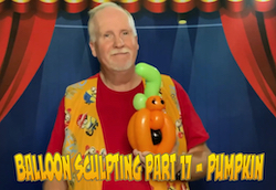 Balloon Sculpting with Pastor Brett - Part 17: Pumpkin