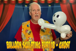 Balloon Sculpting with Pastor Brett - Part 18: Ghost