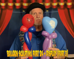 Balloon Sculpting with Pastor Brett - Part 24: Balloon Displays (Part 3)