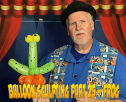 Balloon Sculpting with Pastor Brett - Part 25: Frog