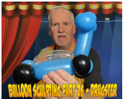 Balloon Sculpting with Pastor Brett - Part 26: Dragster