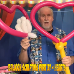 Balloon Sculpting with Pastor Brett - Part 37: Hearts