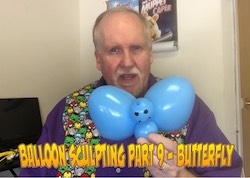 Balloon Sculpting with Pastor Brett - Part 09: Butterflies