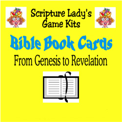 Scripture Lady <i> Bible Book Cards</i> Game